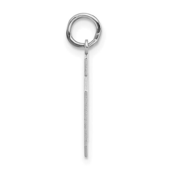 Sterling Silver, Athletic Collection, Small Polished Number 05 Pendant - Picture 2 of 5